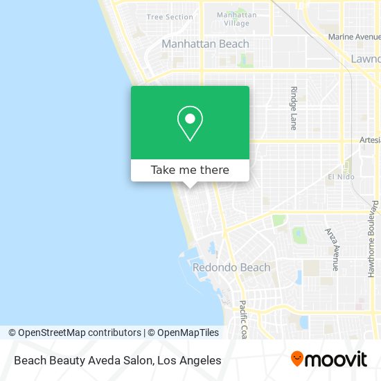 Beach Beauty Aveda Salon map