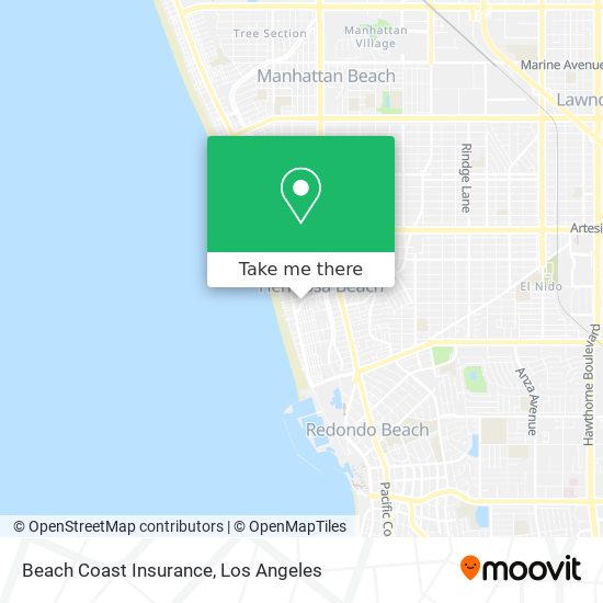Beach Coast Insurance map