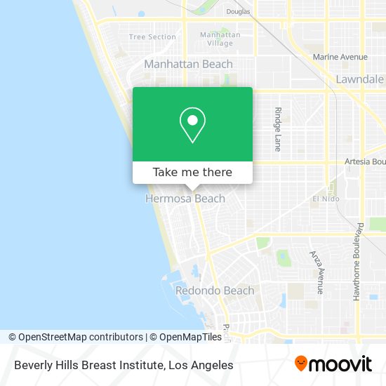 Beverly Hills Breast Institute map