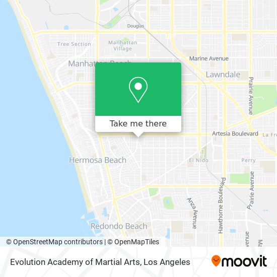 Mapa de Evolution Academy of Martial Arts