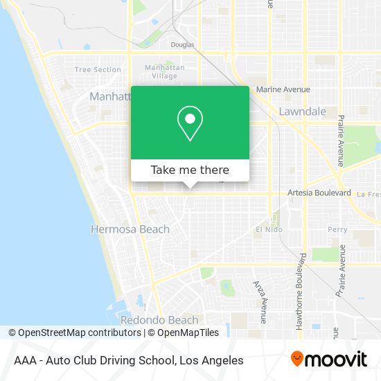 AAA - Auto Club Driving School map