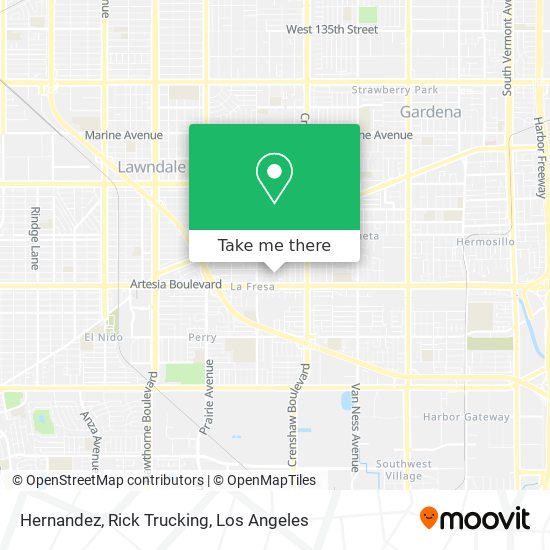 Mapa de Hernandez, Rick Trucking