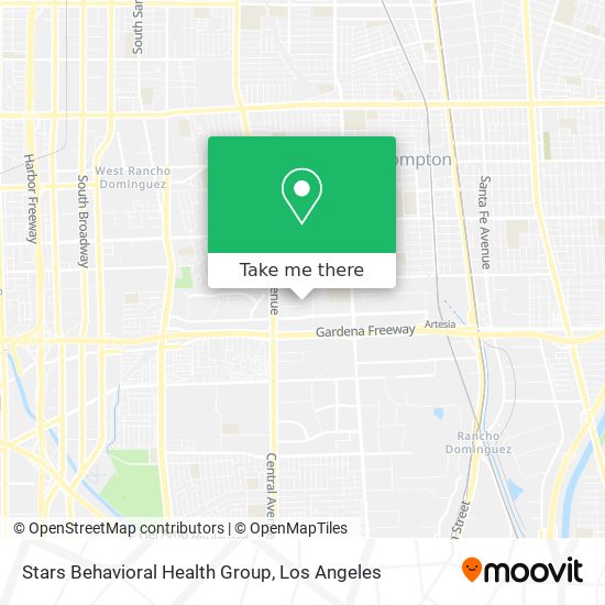 Stars Behavioral Health Group map