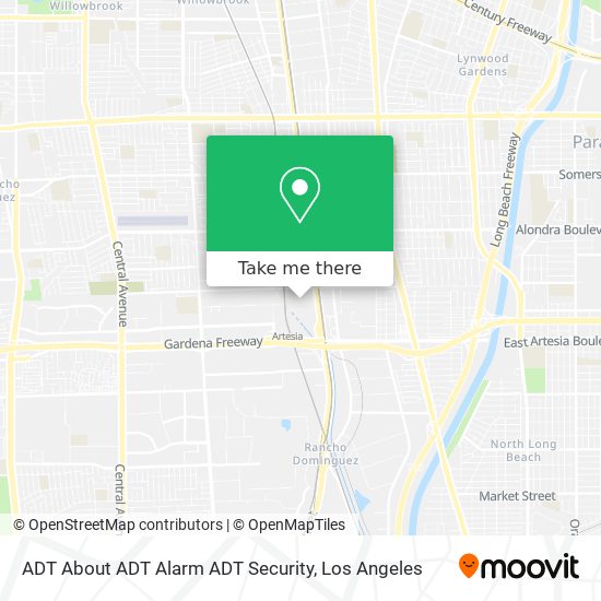 Mapa de ADT About ADT Alarm ADT Security