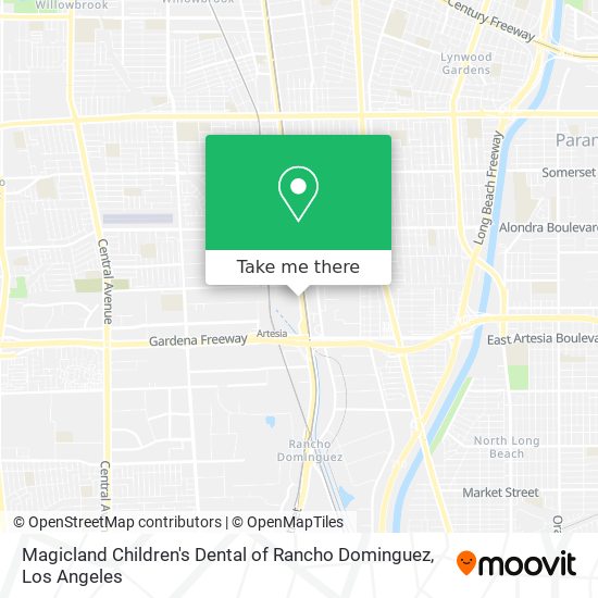 Magicland Children's Dental of Rancho Dominguez map