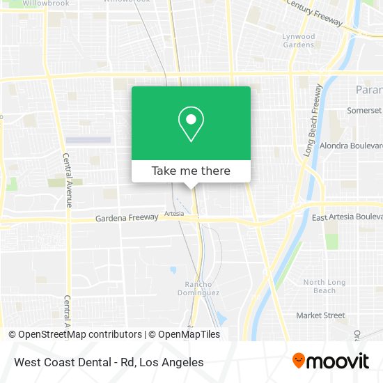 West Coast Dental - Rd map