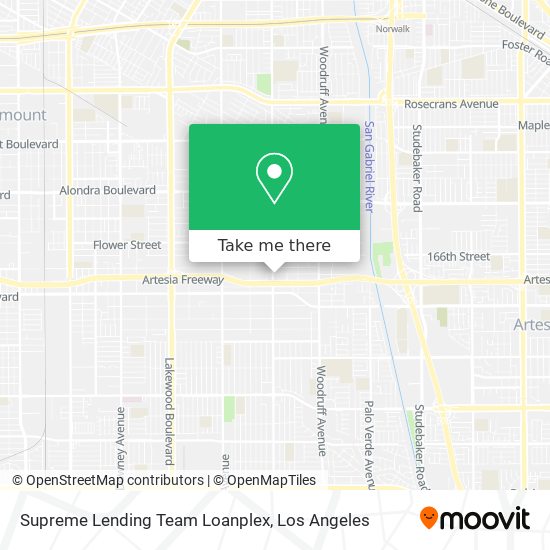 Mapa de Supreme Lending Team Loanplex