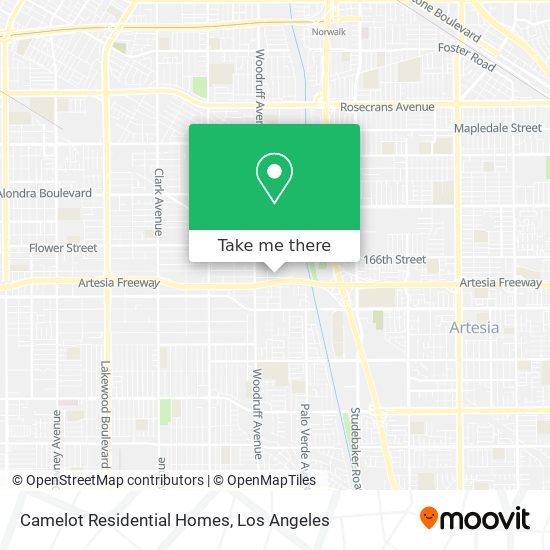 Camelot Residential Homes map