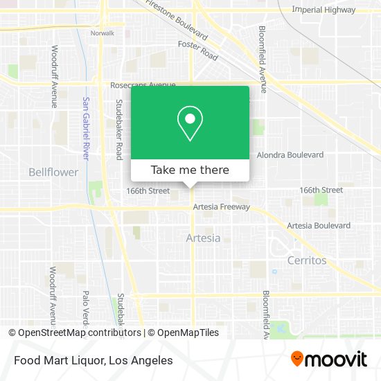 Mapa de Food Mart Liquor