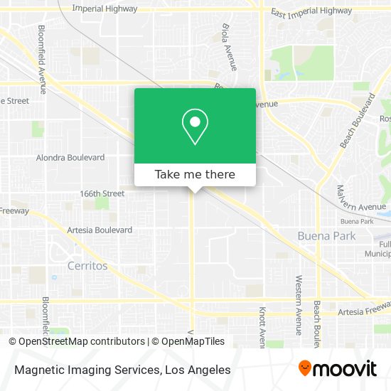 Magnetic Imaging Services map