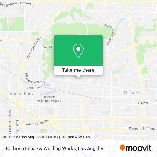 Barbosa Fence & Welding Works map