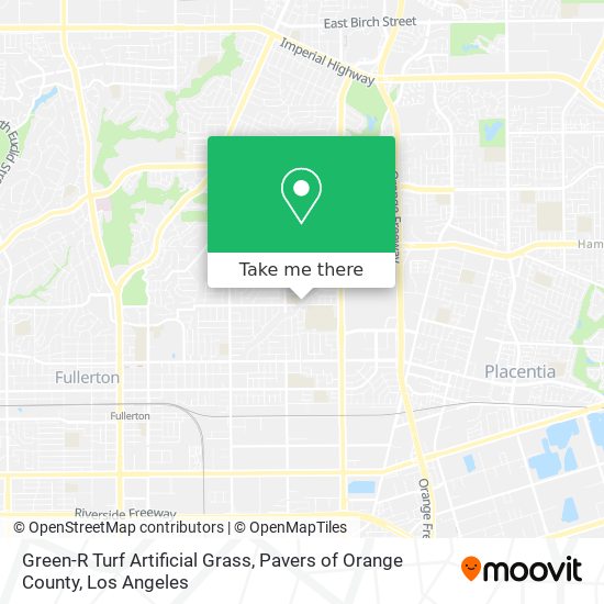 Green-R Turf Artificial Grass, Pavers of Orange County map