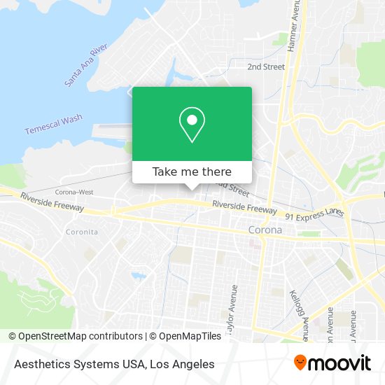 Mapa de Aesthetics Systems USA