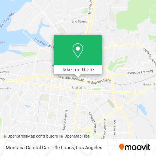 Montana Capital Car Title Loans map