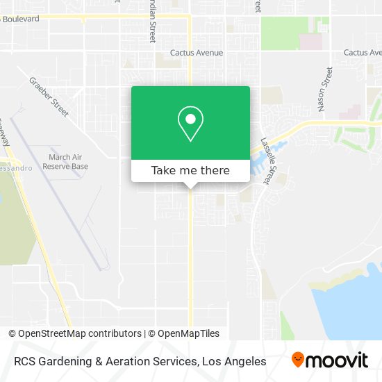 RCS Gardening & Aeration Services map