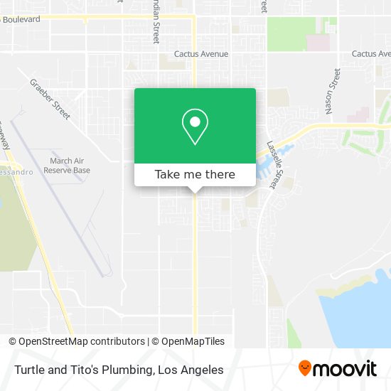 Turtle and Tito's Plumbing map