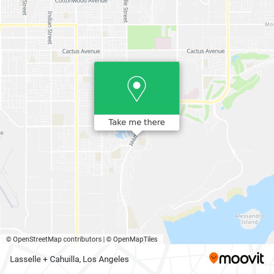 Lasselle + Cahuilla map