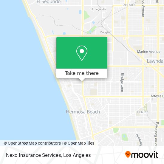 Mapa de Nexo Insurance Services