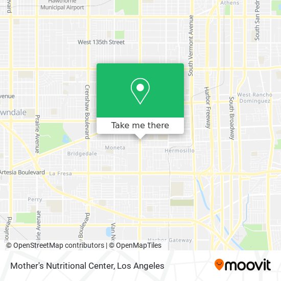 Mother's Nutritional Center map