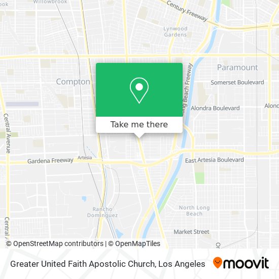 Mapa de Greater United Faith Apostolic Church