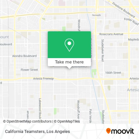 California Teamsters map