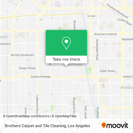 Brothers Carpet and Tile Cleaning map