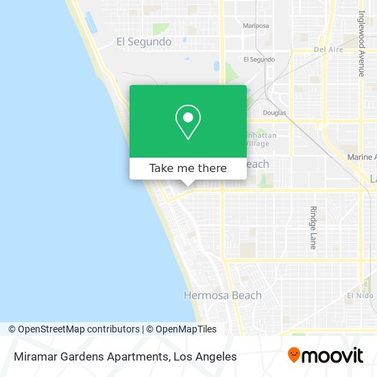 Mapa de Miramar Gardens Apartments