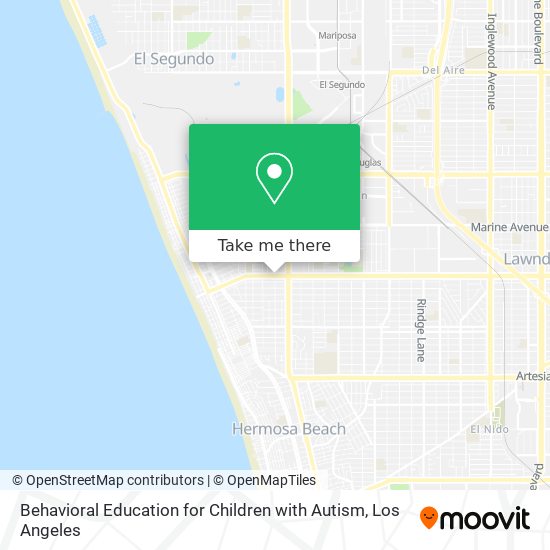 Behavioral Education for Children with Autism map