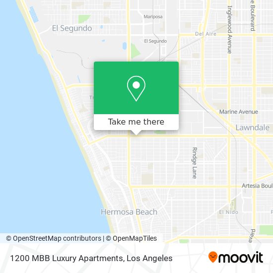 1200 MBB Luxury Apartments map