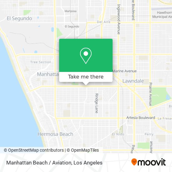Manhattan Beach / Aviation map