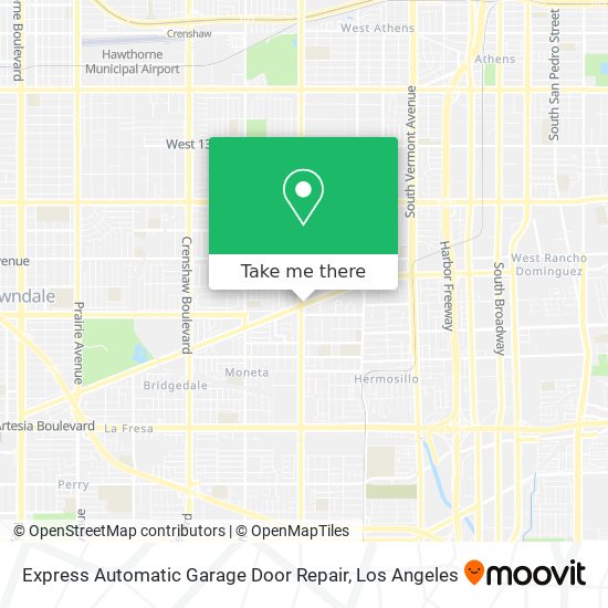 Express Automatic Garage Door Repair map