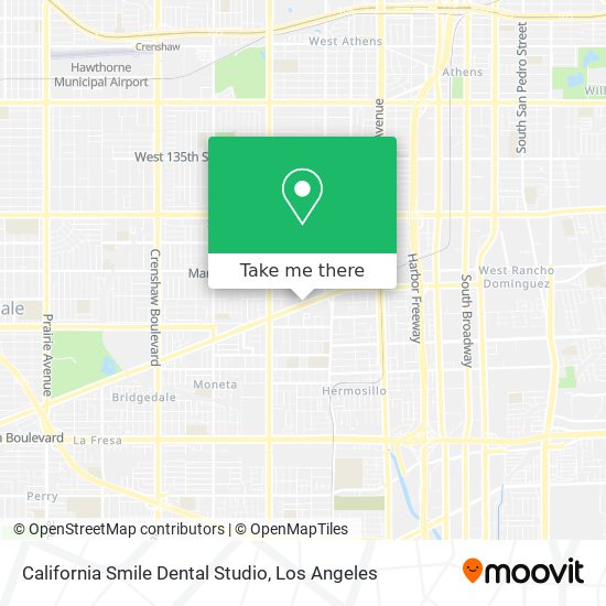 Mapa de California Smile Dental Studio