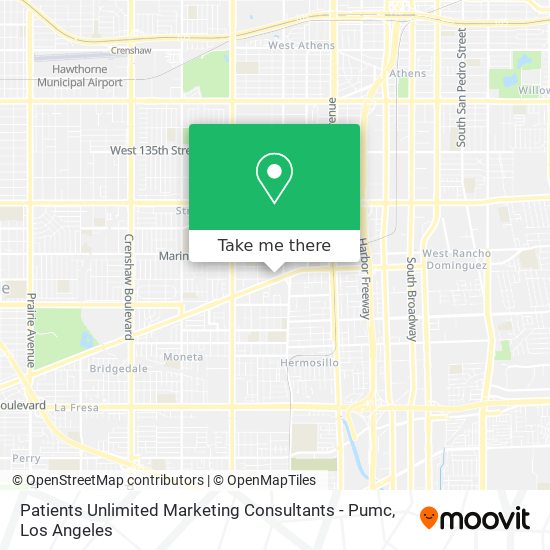 Mapa de Patients Unlimited Marketing Consultants - Pumc