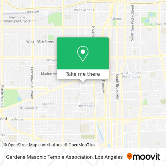 Mapa de Gardena Masonic Temple Association