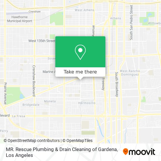 MR. Rescue Plumbing & Drain Cleaning of Gardena map
