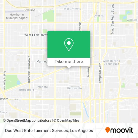 Due West Entertainment Services map