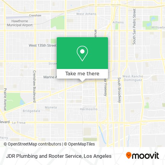 JDR Plumbing and Rooter Service map