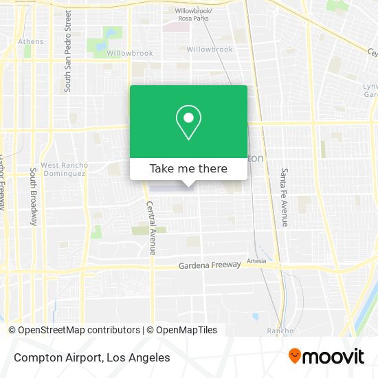 Compton Airport map