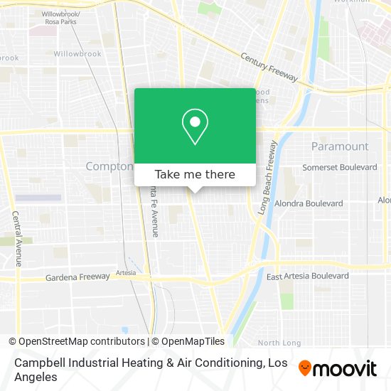 Campbell Industrial Heating & Air Conditioning map