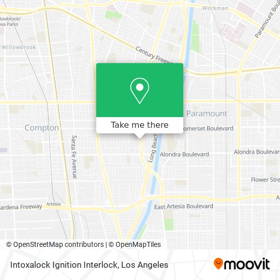 Mapa de Intoxalock Ignition Interlock