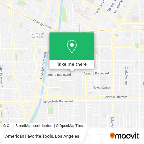 Mapa de American Favorite Tools