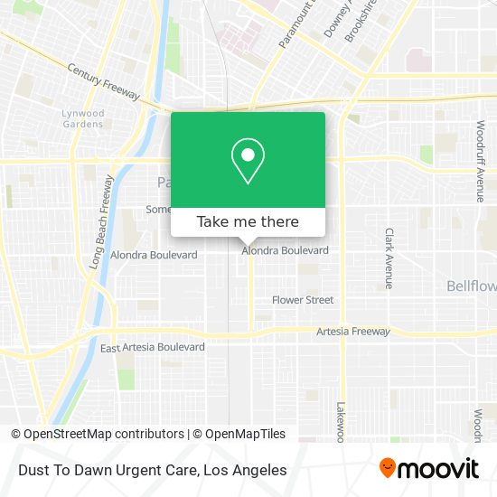 Dust To Dawn Urgent Care map