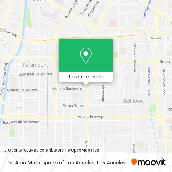 Del Amo Motorsports of Los Angeles map