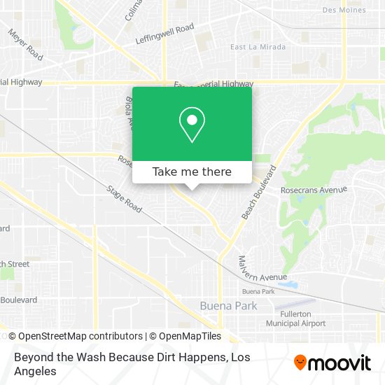Beyond the Wash Because Dirt Happens map