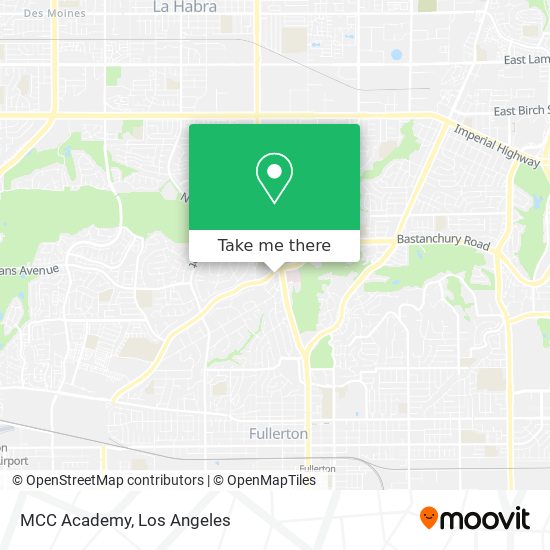 MCC Academy map