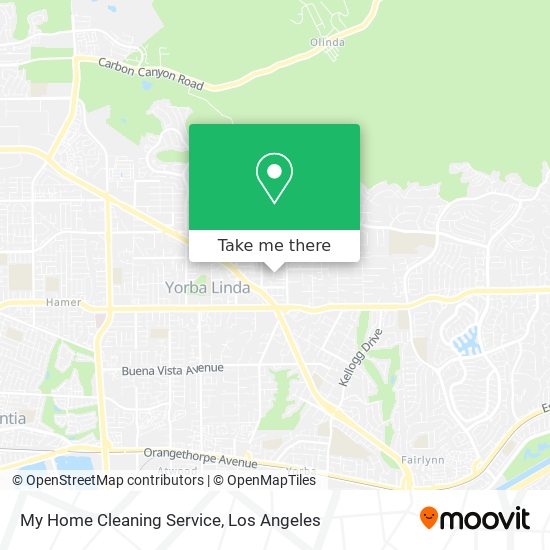 My Home Cleaning Service map