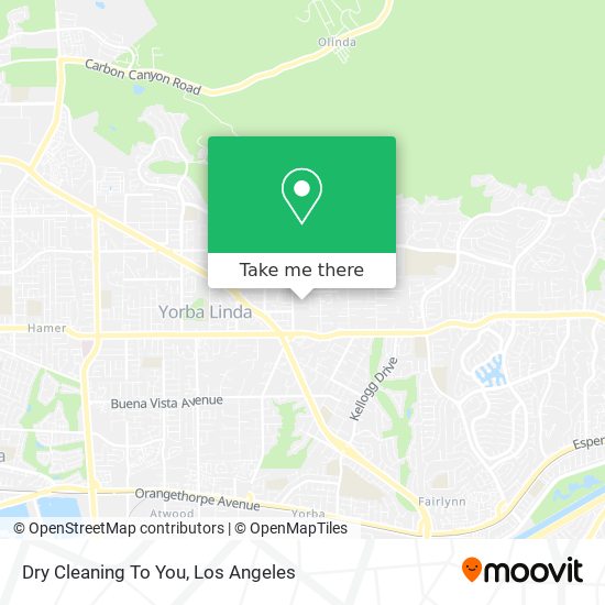 Dry Cleaning To You map