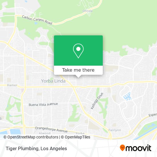 Mapa de Tiger Plumbing
