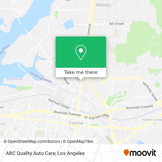 ABC Quality Auto Care map