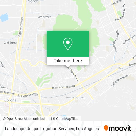 Landscape Unique Irrigation Services map